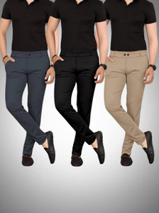 Chartou Regular Fit Men Multicolor Trousers
