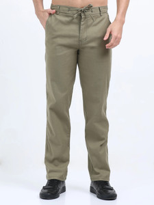 WATT NEXT CLOTHINGS Regular Fit Men Green Trousers