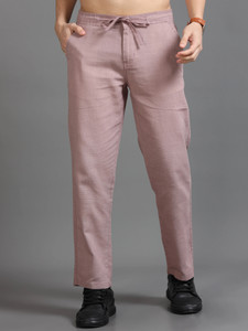 HouseOfCommon Relaxed Men Pink Trousers