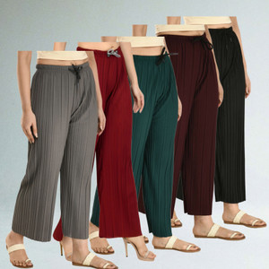 WINHEVER Regular Fit Women Multicolor Trousers