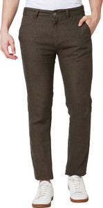 Spykar Men Green Trousers