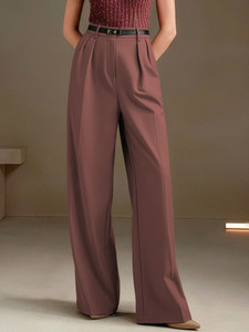 Aahwan Loose Fit Women Red Trousers