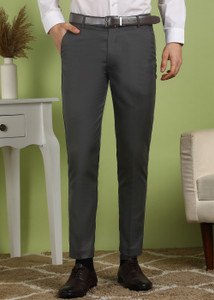 FUBAR Regular Fit Men Black Trousers