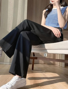 Broadstar Regular Fit Women Black Trousers