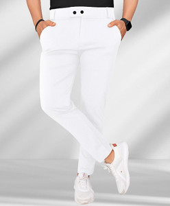 METRONAUT Regular Fit Men White Trousers