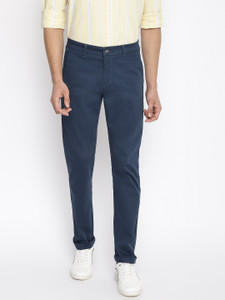 CANTABIL Regular Fit Men Light Blue Trousers