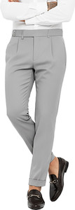 ATHRZ Slim Fit Men Grey Trousers