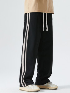 Leriya Fashion Regular Fit Men Black Trousers