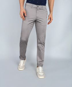 VAN HEUSEN SPORT Slim Fit Men Grey Trousers