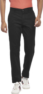 Byford by Pantaloons Regular Fit Men Black Trousers