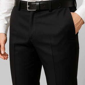 Pling Bling Slim Fit, Regular Fit Men Black Trousers