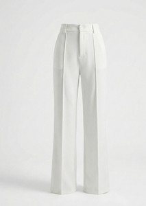 STYLEREGAIN Comfort Fit, Regular Fit Women White Trousers