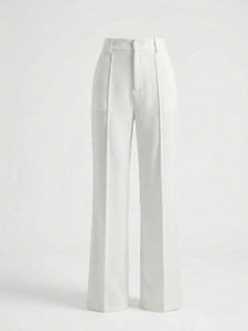 STYLE REGAIN Comfort Fit, Regular Fit Women White Trousers