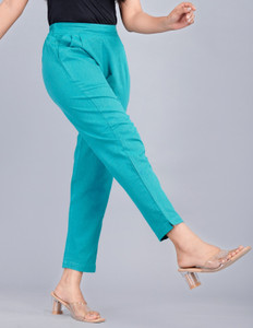 PalloStyle Regular Fit Women Light Green Trousers