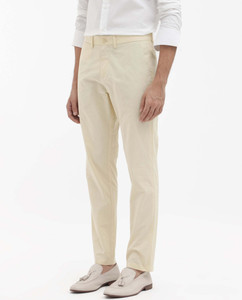 RARE RABBIT Regular Fit Men Yellow Trousers