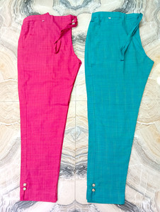 Plenilune Regular Fit Women Pink, Blue Trousers