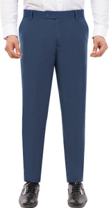 Vastrakaalam Slim Fit Men Blue Trousers