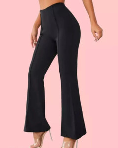 ARCHANGEL Slim Fit Women Black Trousers