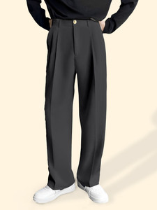 FTX Relaxed, Loose Fit Men Grey Trousers