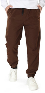 UNOSEVEN Regular Fit Boys Brown Trousers