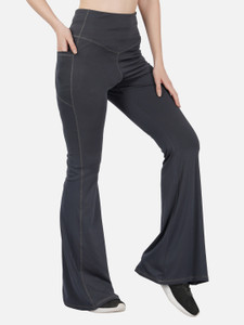IMPERATIVE by NEU LOOK Flared Women Grey Trousers