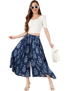 TQC Relaxed Women Blue Trousers