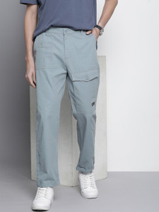 The Indian Garage Co. Regular Fit Men Blue Trousers
