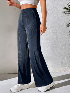 Roadster Regular Fit Women Blue Trousers