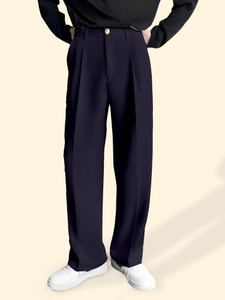 FTX Relaxed Men Dark Blue Trousers