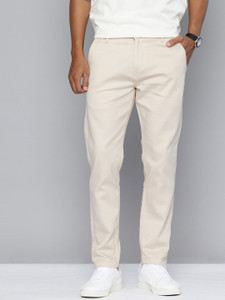 FLYING MACHINE Slim Fit Men Beige Trousers