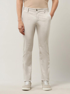 Arrow Sport Slim Fit Men Beige Trousers