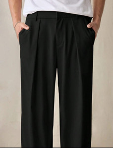 NEXT ONE Straight Fit Black Trousers - Image 4