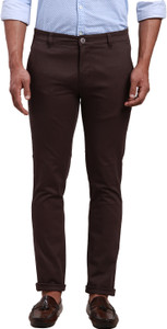 PARX Men Brown Trousers