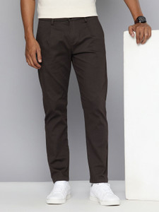 FLYING MACHINE Slim Fit Men Grey Trousers