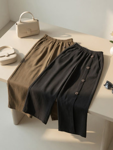 CUTIEKINS Regular Fit Girls Dark Green Trousers