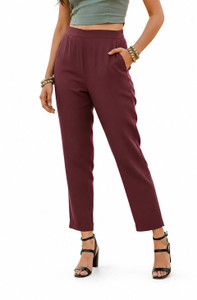 D K W Regular Fit Women Multicolor Trousers