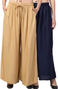 VESTMENT Flared Women Multicolor, Black, Blue, Dark Blue, Green, Maroon, Pink, Red, White Trousers