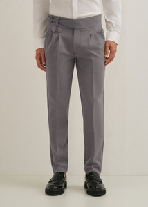 MANCREW Regular Fit Men Grey Trousers