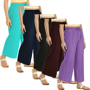 ABD STORE Regular Fit Women Multicolor Trousers