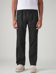 LEVI'S Straight Fit Men Black Trousers