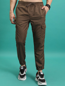 HIGHLANDER Regular Fit Men Brown Trousers - Image 6