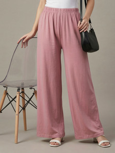 SATGURU KIRPA Loose Fit Women Pink Trousers