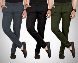 Chartou Regular Fit Men Multicolor Trousers