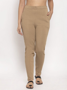 Trend Level Regular Fit Women Beige Trousers