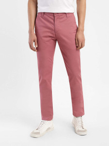 LEVI'S Slim Fit Men Pink Trousers