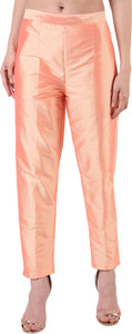 FAZONIX Regular Fit Women Pink Trousers