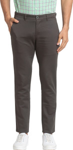 PARX Tapered Men Green Trousers