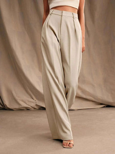 KOTTY Straight Fit Women Beige Trousers
