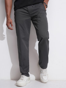 HIGHLANDER Relaxed Men Black Trousers