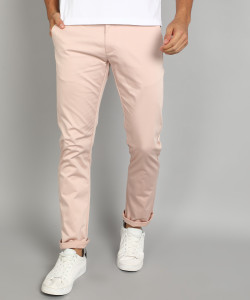Blackberrys Slim Fit Men Beige Trousers